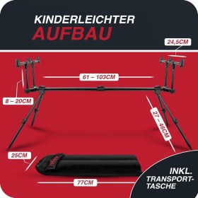Paradox Fishing Rod Pod 3 Ruten 02